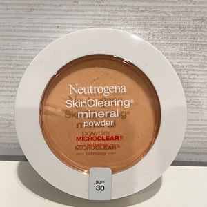 🆕 Neutrogena SkinClearing Mineral Acne Face Powder, Buff 30,.38 oz